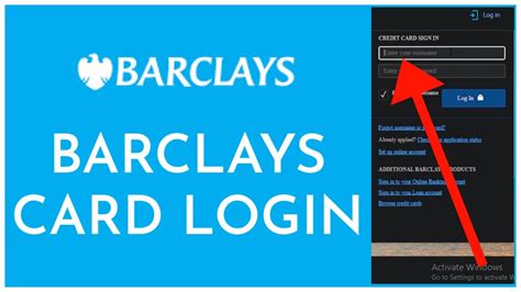 log in to barclaycard.